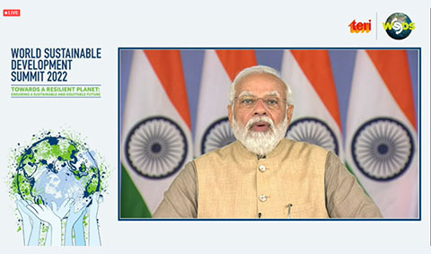 Pm S Inaugural Address At World Sustainable Development Summit Teri