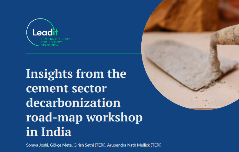 Insights from the Cement Sector Decarbonization Workshop