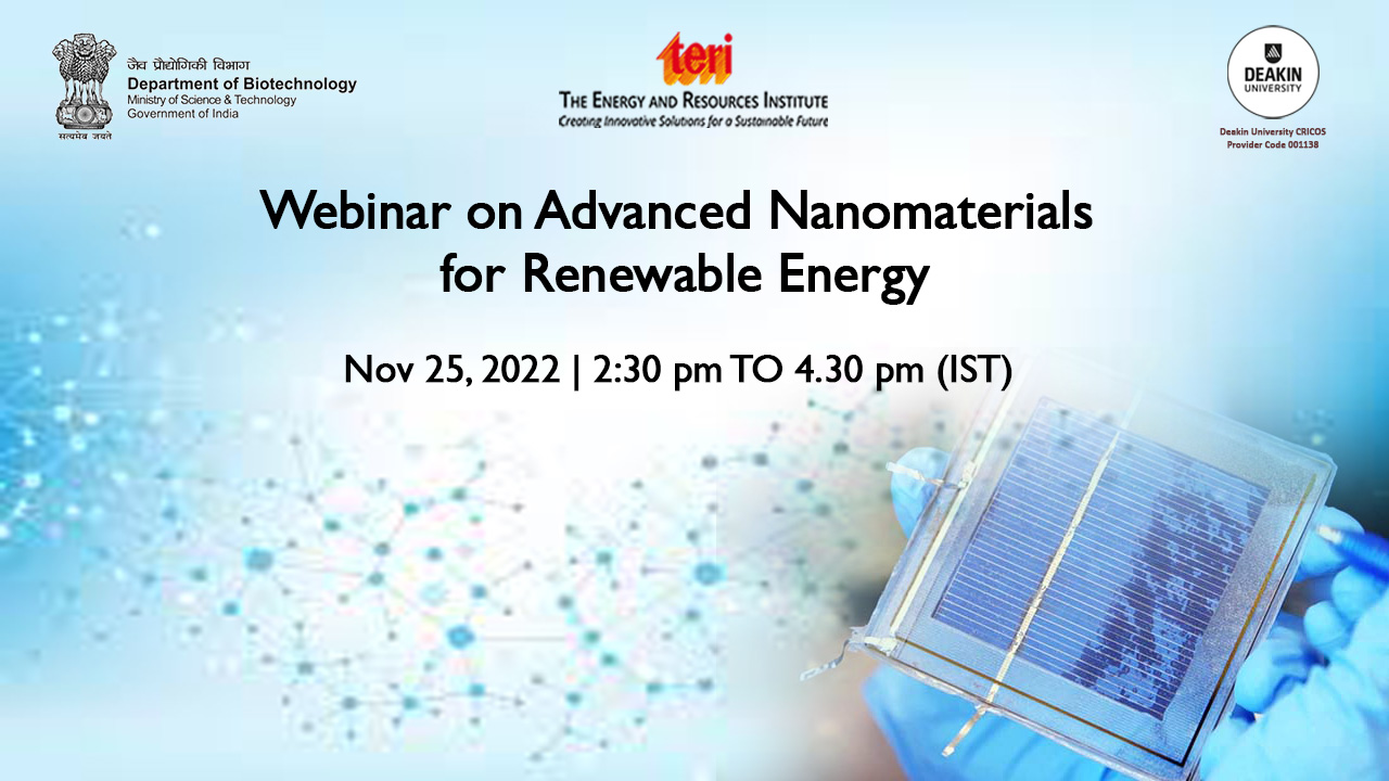  Advanced nanomaterials for renewable energy