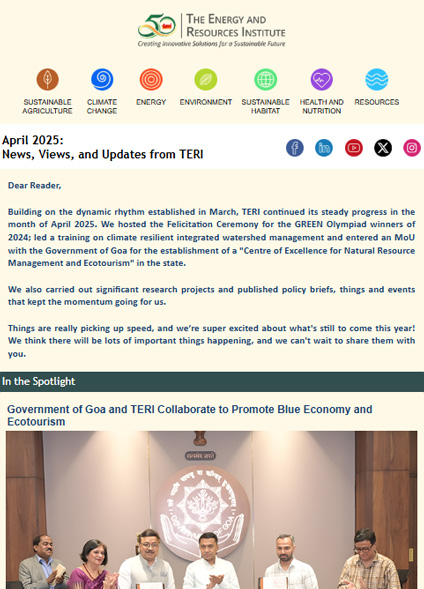 TERI Newsletters
