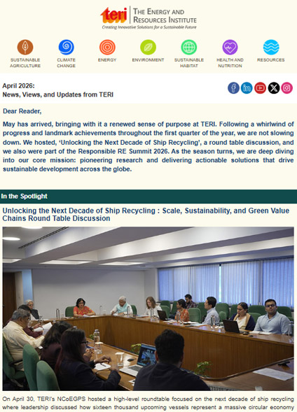 TERI Newsletters