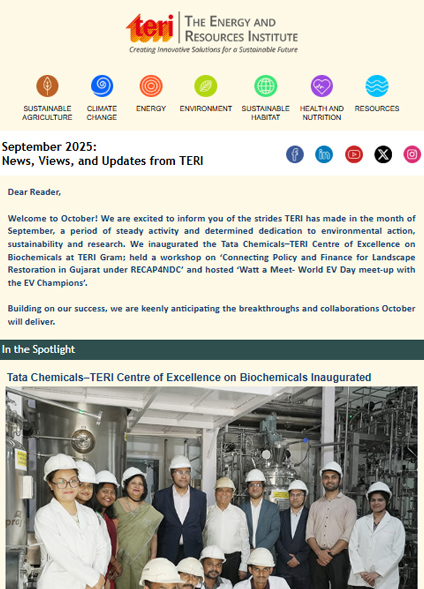 TERI Newsletters